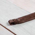 Жіноча замшева сумка Soft new шоколад Lion Leather, вигляд ручки
